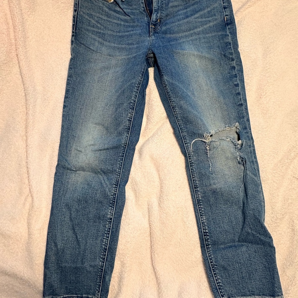 J. Crew Women's Straight Leg Jeans - Blue